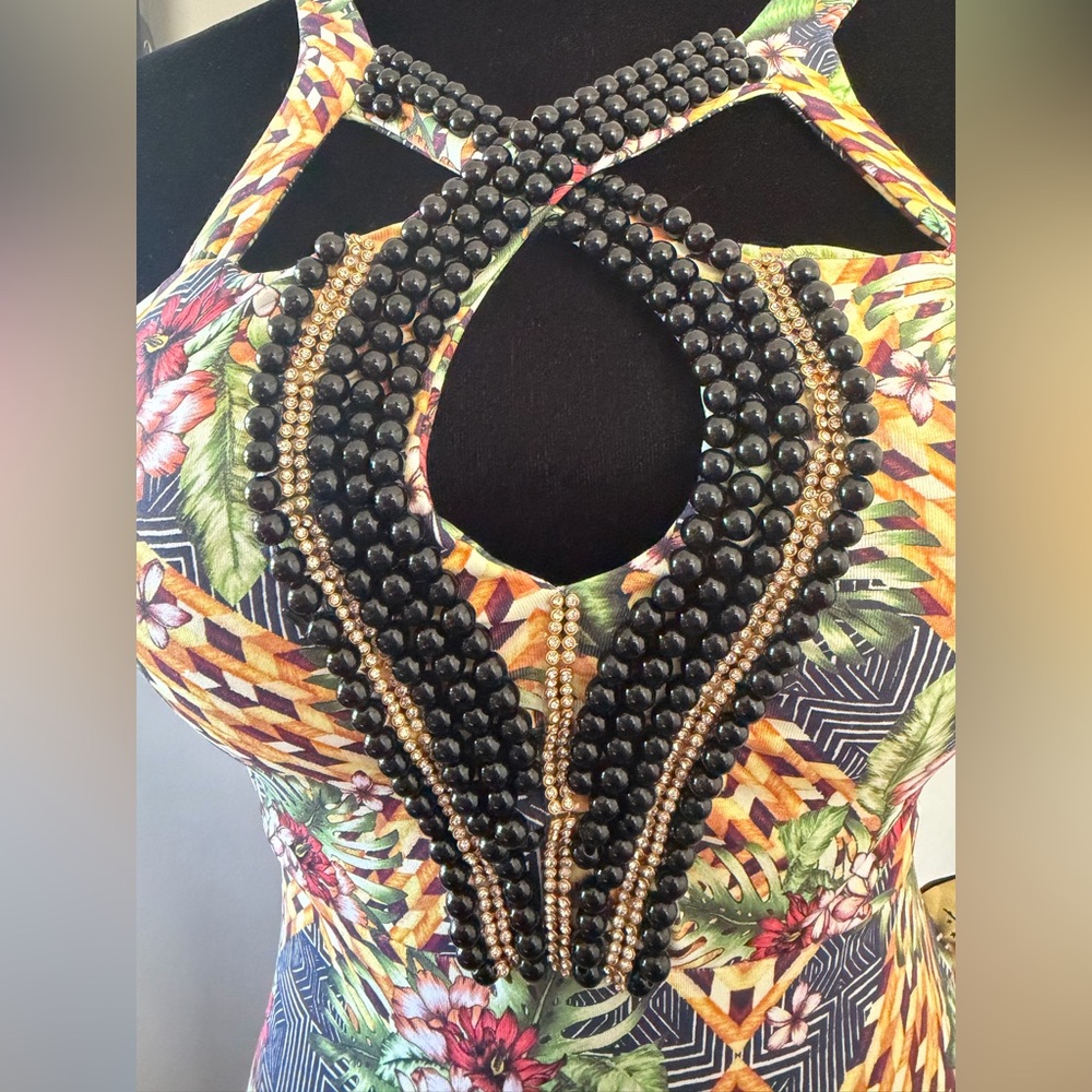 Rave Multicolor Tropical Patterned Garment - Picture 5 of 11